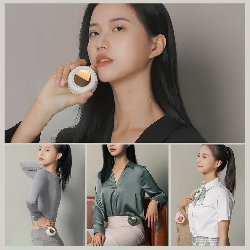 Mini Clip Fan Hanging Waist Neck Fan Air Cooling Gadgets DealSniper.net