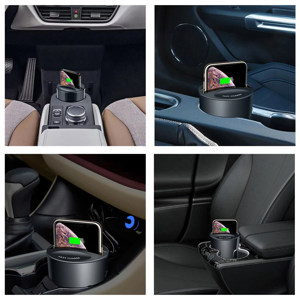 Car Wireless Charging Cup Wireless Gadgets dealsniper-net