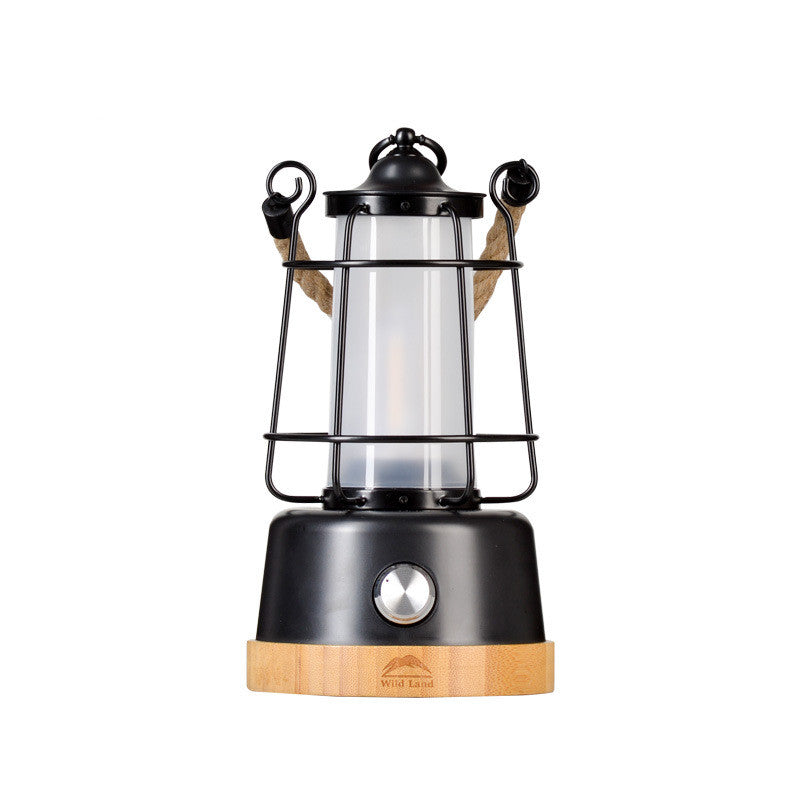 Retro Horse Lantern Portable Atmosphere Light Outdoor DealSniper.net Black black frame