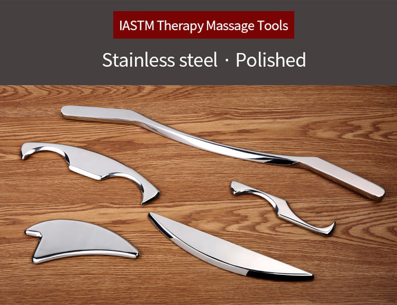 IASTM Therapy Massage Tools Deep Tissue Massage Fascia Recovery Health dealsniper-net 5pcs SET