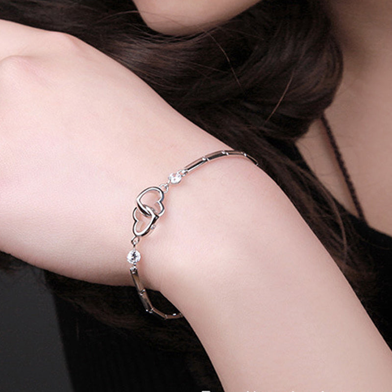 Charms 925 Sterling Silver Bracelets Bangles For Women Women dealsniper-net