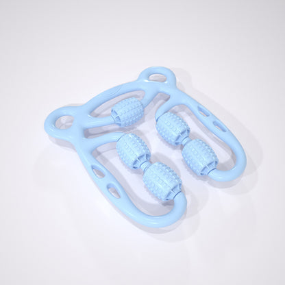 U Shape Trigger Point Massage Roller Full Body Massage Tool Sports DealSniper.net New blue