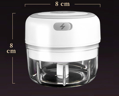 Mini Wireless Electric Garlic Masher, Electric Garlic Masher Kitchen Gym From House White A USB