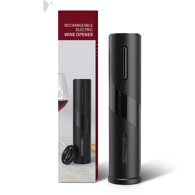 Electronic Bottle Opener Qier Plastic USB Rechargeable Electronic dealsniper-net Black Battery models