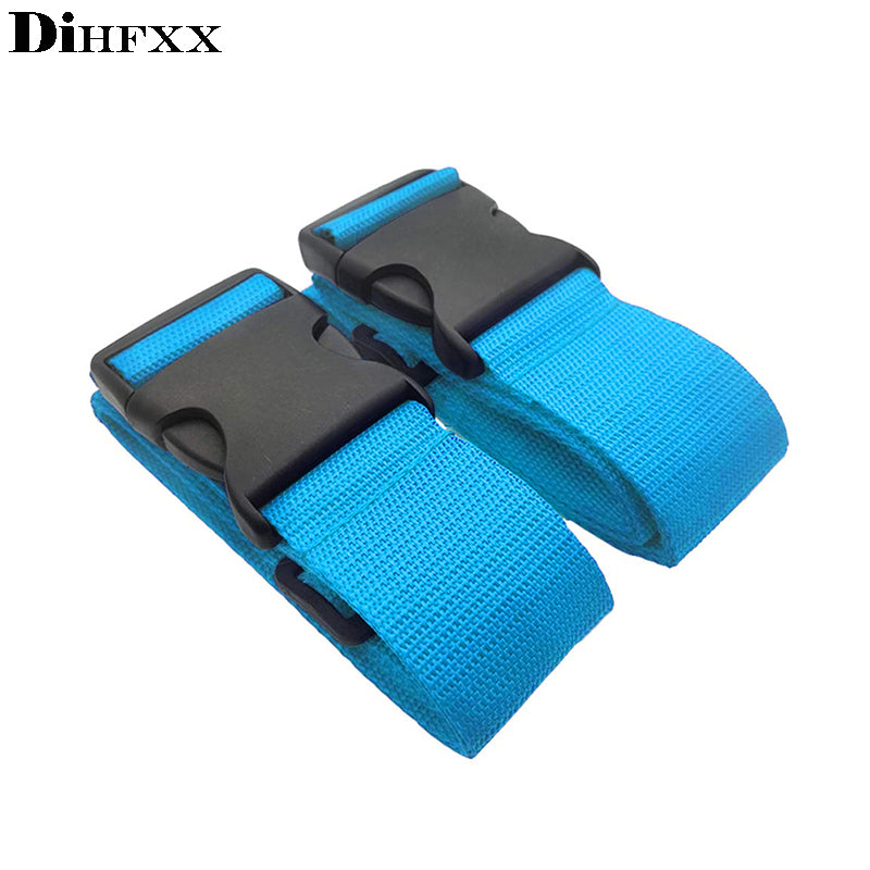 7 Colors Adjustable Nylon Lock Travel Luggage Straps Belt Protective Travel Accessories Suitcase Packing Belt Travel dealsniper-net