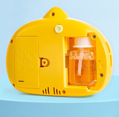 New Children's Automatic Bubble Blowing Camera Kids Gym From House