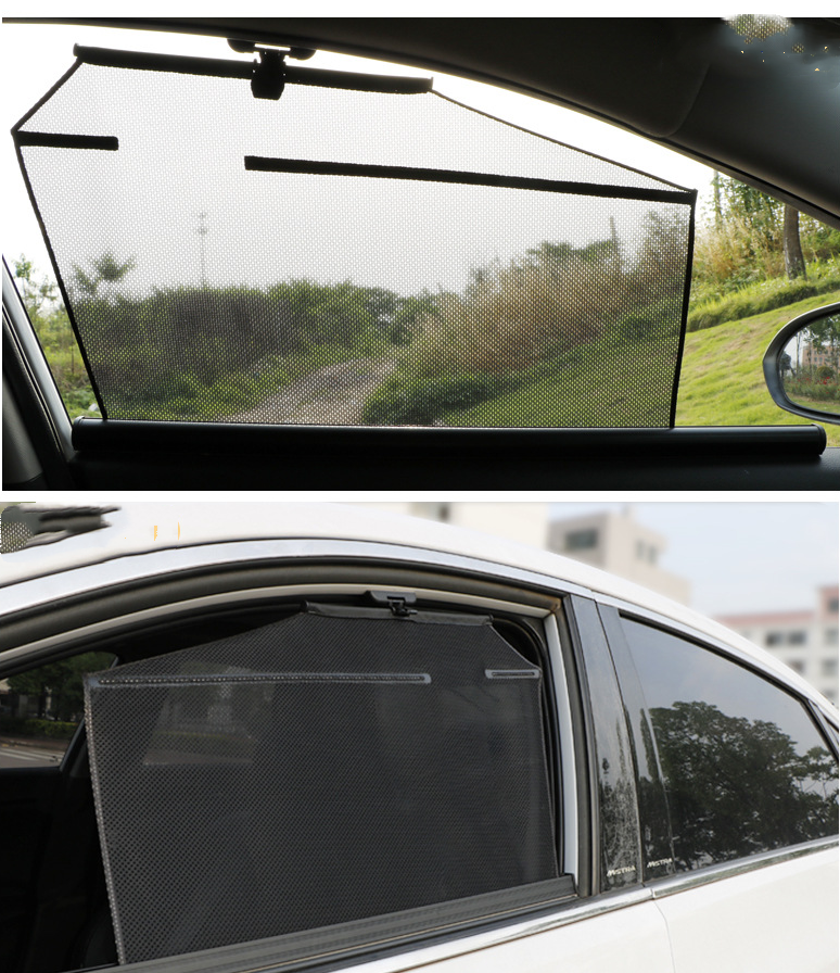 Auto Curtains For Cars, Auto Retractable Sunshade With Glass Lifting Vehicle dealsniper-net