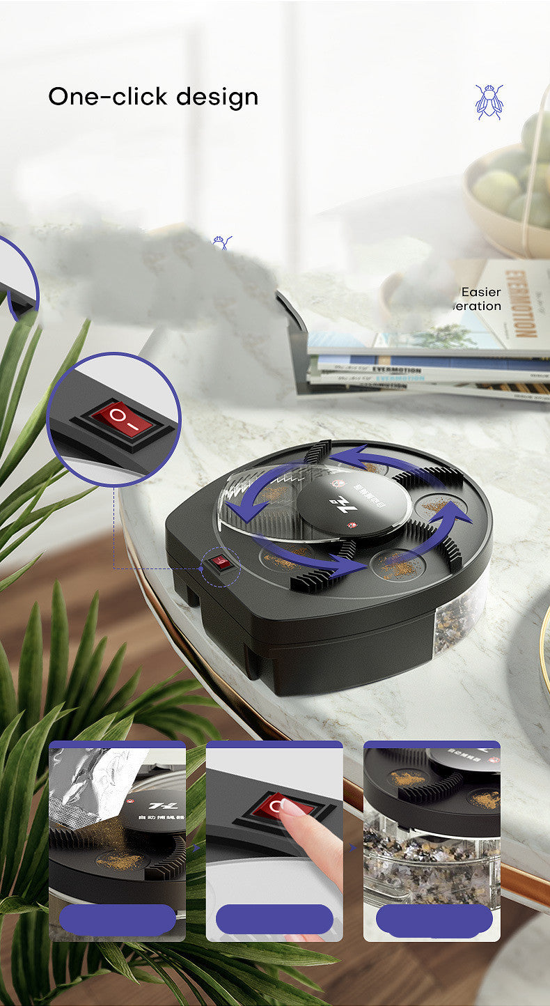 Wireless Fly-killing Lamp Restaurant Indoor Wall-mounted Trapping Fly Trap Artifact House DealSniper.net