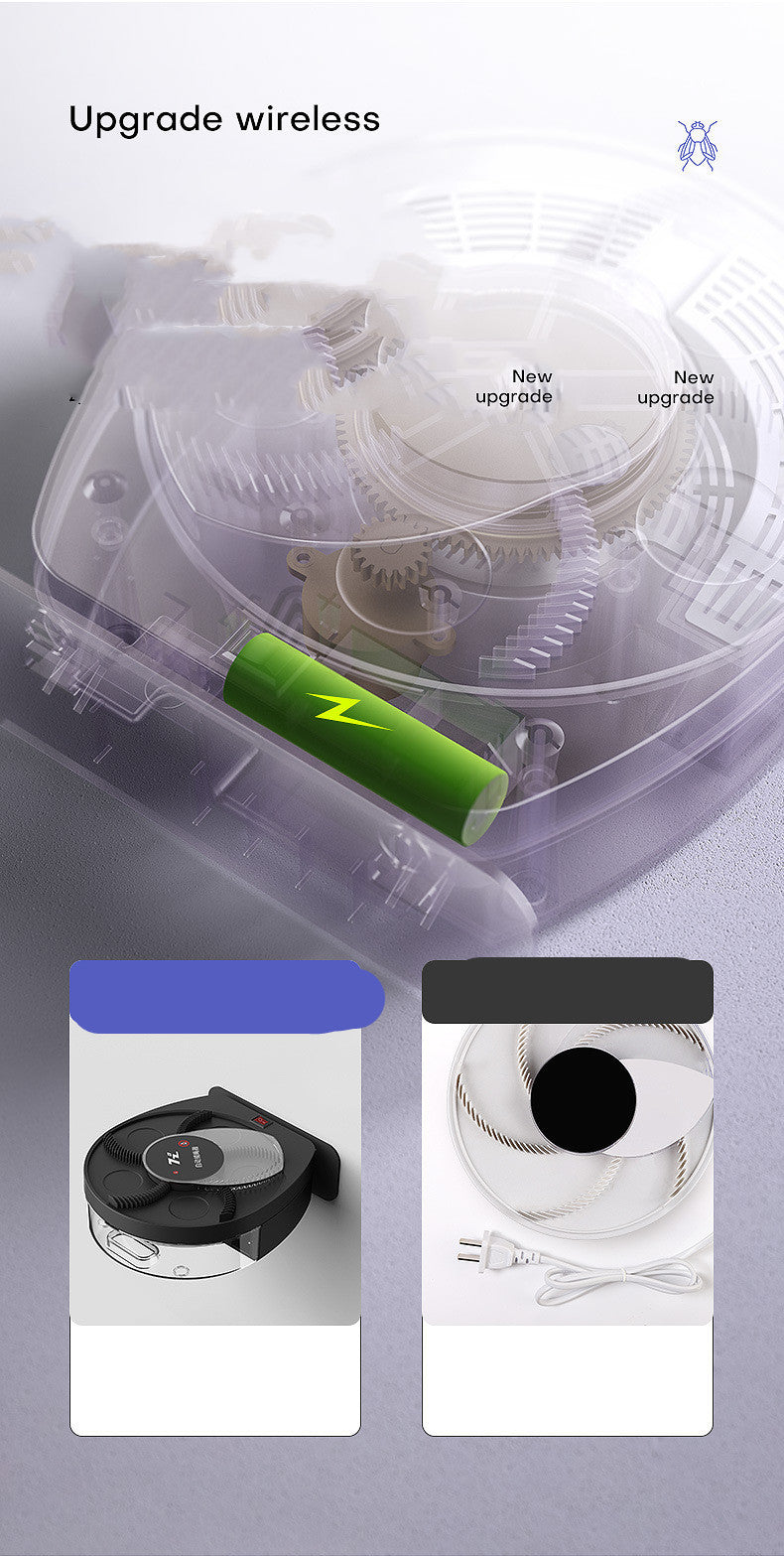 Wireless Fly-killing Lamp Restaurant Indoor Wall-mounted Trapping Fly Trap Artifact House DealSniper.net