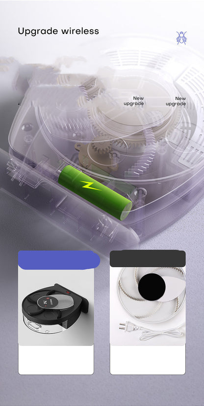 Wireless Fly-killing Lamp Restaurant Indoor Wall-mounted Trapping Fly Trap Artifact House DealSniper.net