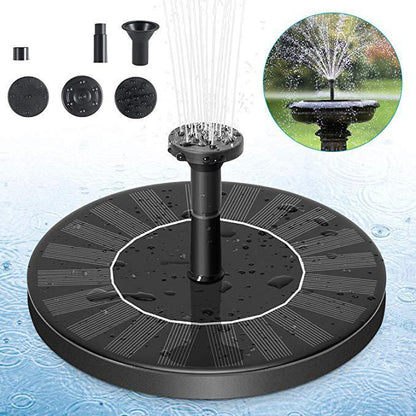 Solar Fountain Water Outdoor Garden Circular Floating Water Landscape Garden dealsniper-net