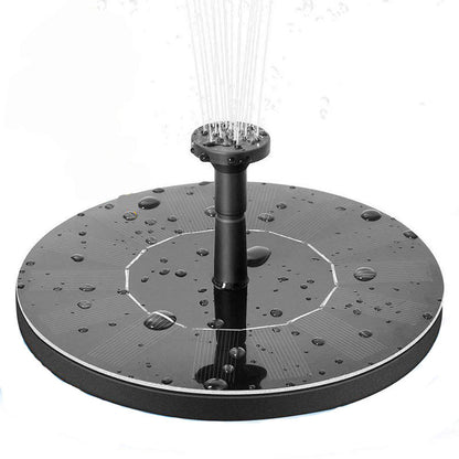 Solar Fountain Water Outdoor Garden Circular Floating Water Landscape Garden dealsniper-net