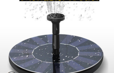 Solar Fountain Water Outdoor Garden Circular Floating Water Landscape Garden dealsniper-net