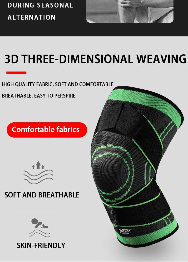 Knee Pads Cycling Sports Bandages Breathable Knee Pads Sports Protective Gear Sports dealsniper-net