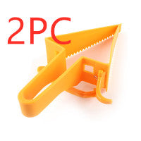 Adjustable Cake Divider Slicer Triangle Baking Pastry Divider Kitchen DealSniper.net Orange2PC