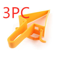 Adjustable Cake Divider Slicer Triangle Baking Pastry Divider Kitchen DealSniper.net Orange3PC