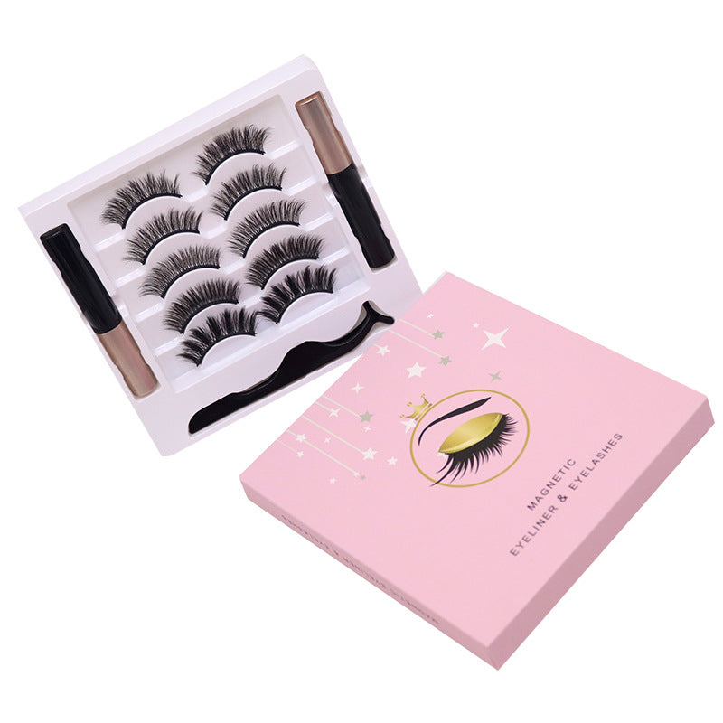 Magnetic Eyelashes Eyeliner Set Long Lasting False Mink Eye Lashes Beauty dealsniper-net