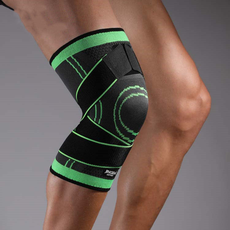 Knee Pads Cycling Sports Bandages Breathable Knee Pads Sports Protective Gear Sports dealsniper-net Green enhanced L