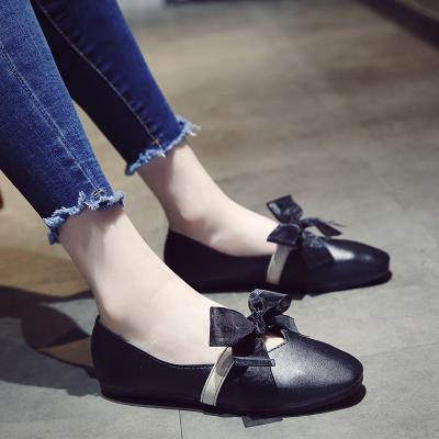 Zinia - Tie Flat Womens Shoes Women DealSniper.net Black 35