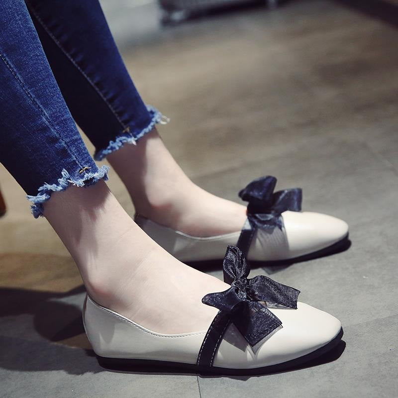 Zinia - Tie Flat Womens Shoes Women DealSniper.net