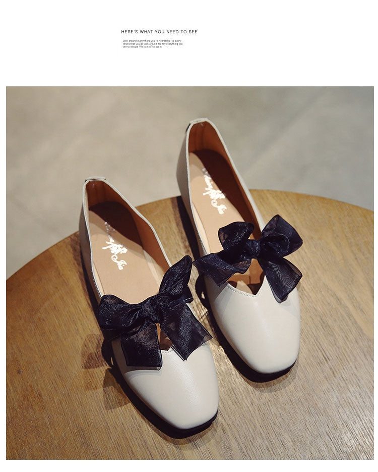 Zinia - Tie Flat Womens Shoes Women DealSniper.net Beige 35
