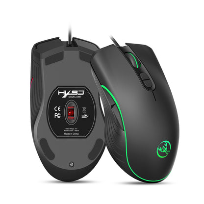 Glowing Gaming Mouse Gaming Wired Mouse