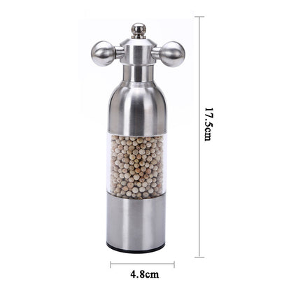 Pepper Mill Gadgets Pepper and Salt Grinder Grinding 4 Color Kitchen dealsniper-net White Small