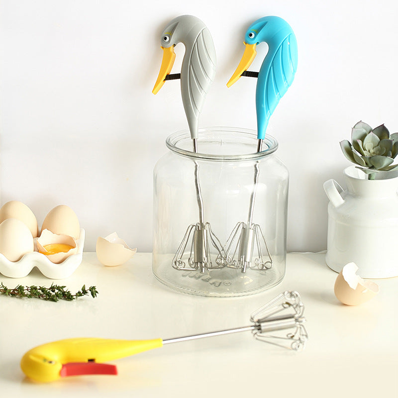 Kitchenware Semi-Automatic Whisk Stainless Steel Kitchen DealSniper.net