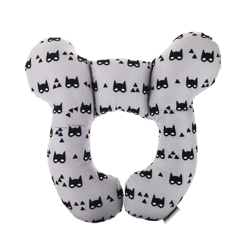 Infant Pillow Baby Bed U-Shaped Safety Seat Neck Guard Fixed Stereotyped Stroller Pillow Kids DealSniper.net Mask OPP