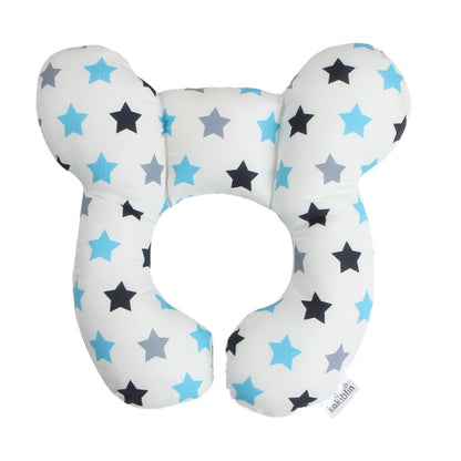 Infant Pillow Baby Bed U-Shaped Safety Seat Neck Guard Fixed Stereotyped Stroller Pillow Kids DealSniper.net Star OPP