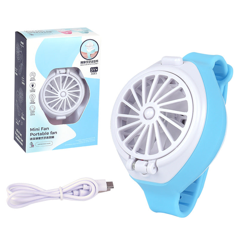 Children's Watch Automatic Bubble Blowing Machine Kids dealsniper-net Fan watch blue