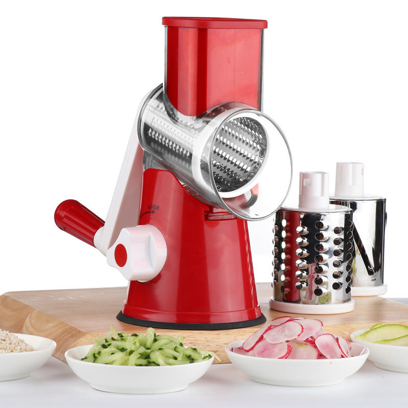 Food Processor Vegetable Chopper Kitchen Roller Gadgets Kitchen dealsniper-net Red