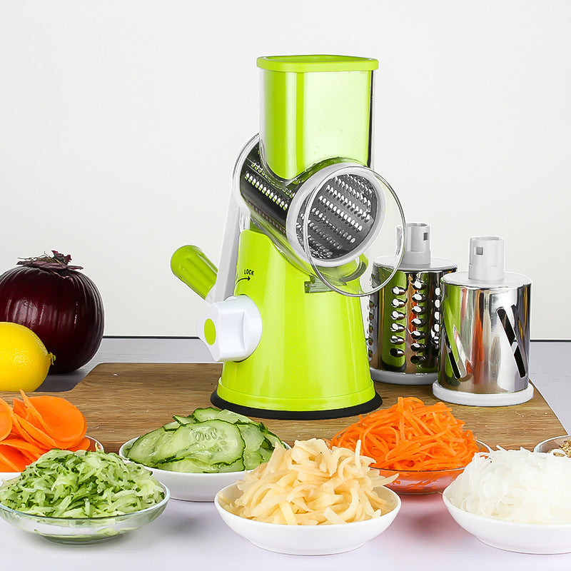 Food Processor Vegetable Chopper Kitchen Roller Gadgets Kitchen dealsniper-net Green