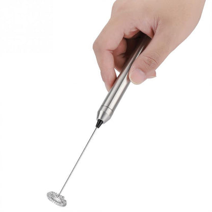 Milk Frother Stainless Steel Electric Milk Frother with Brac Kitchen dealsniper-net