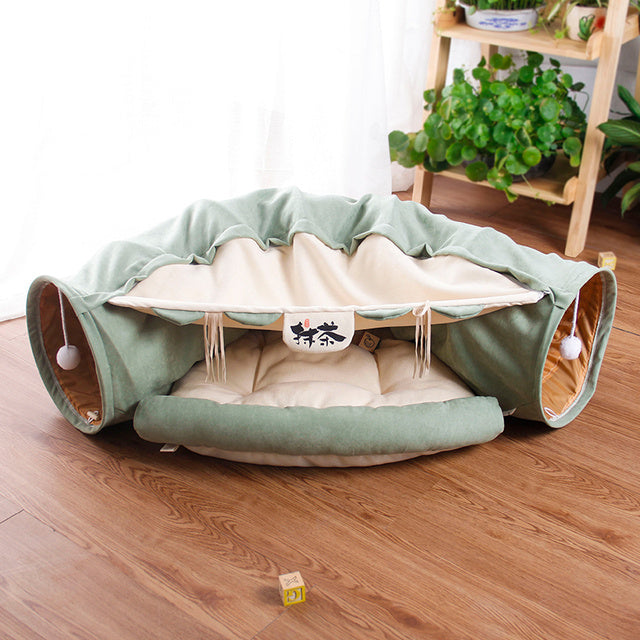 Pet Cats Tunnel Interactive Play Toy Mobile Collapsible Pets dealsniper-net