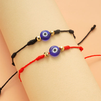 New 7-knot Evil Eye Bracelet 6 Pack Blue Eye Paper Card Bracelet Jewelry dealsniper-net