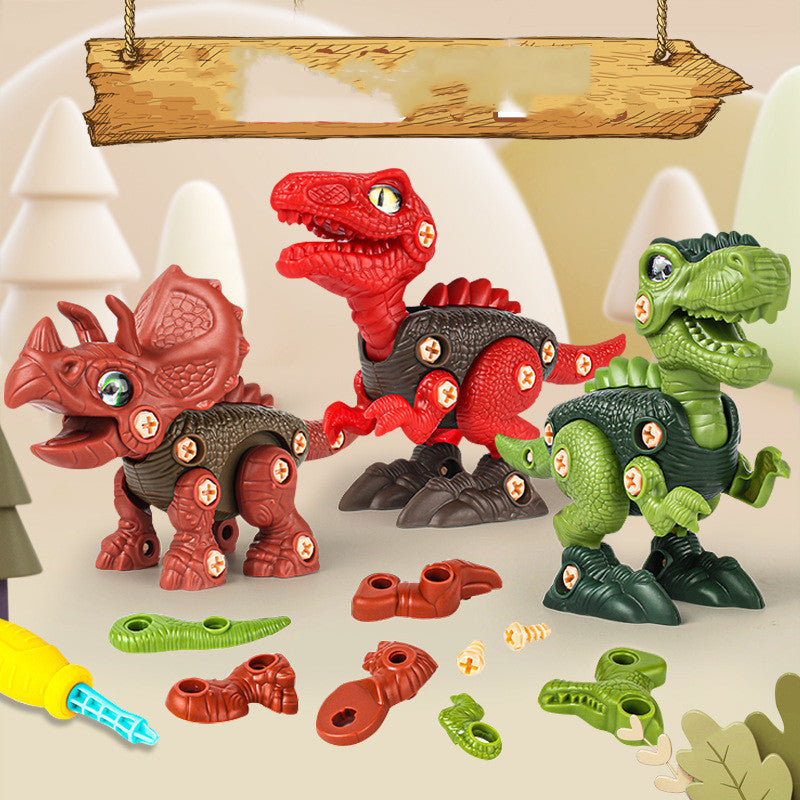 Dinosaur Toys Little Boy Children'S Puzzle Diy Assembled Toys Kids DealSniper.net