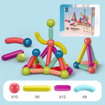 Big Size DIY Magnetic Construction Set Early Learning Constructor Kids DealSniper.net 36PCS