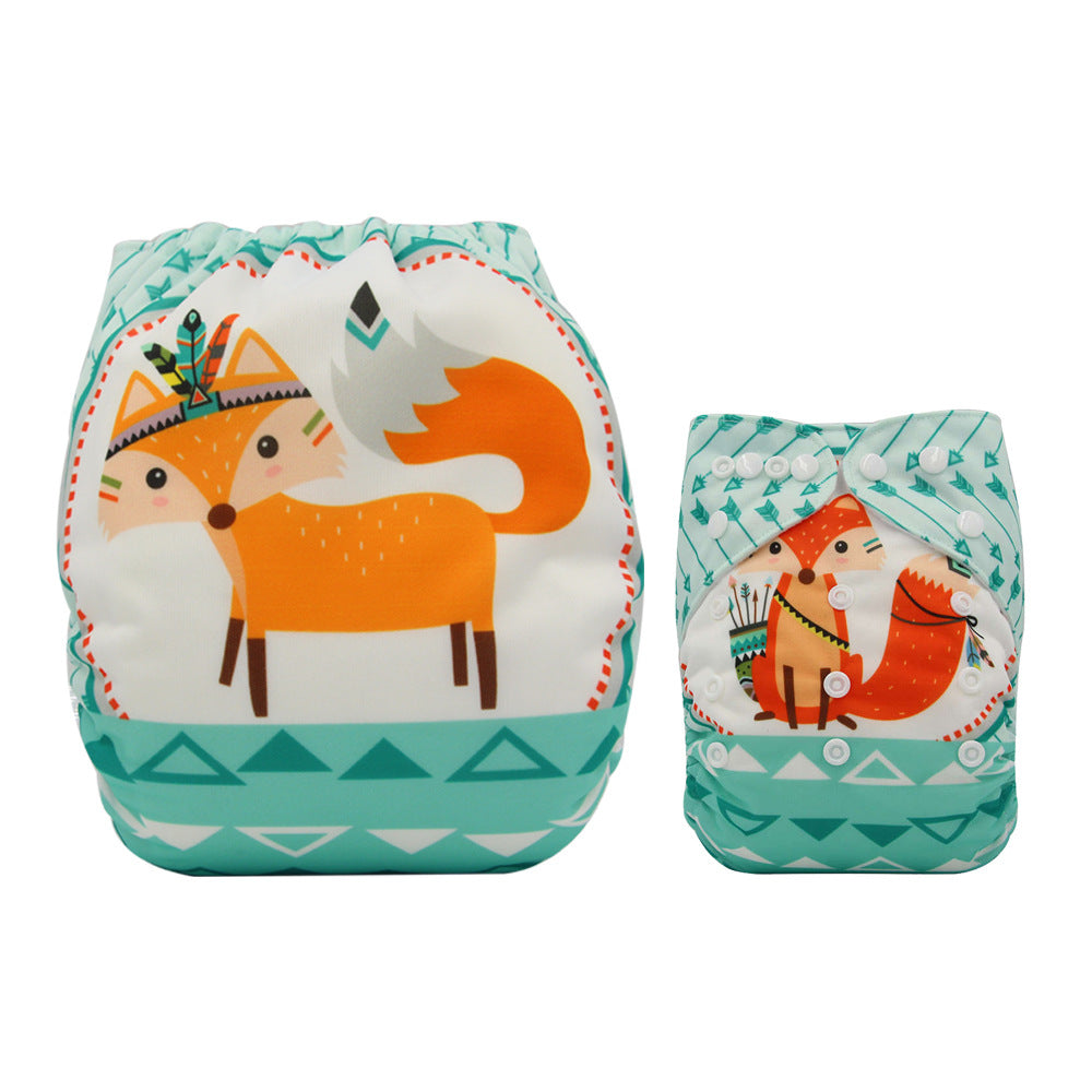 Washable Baby Cloth Diaper Breathable Diaper Pants 0-3 Years Old Kids DealSniper.net OB154 One size