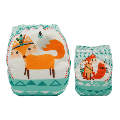 Washable Baby Cloth Diaper Breathable Diaper Pants 0-3 Years Old Kids DealSniper.net OB154 One size