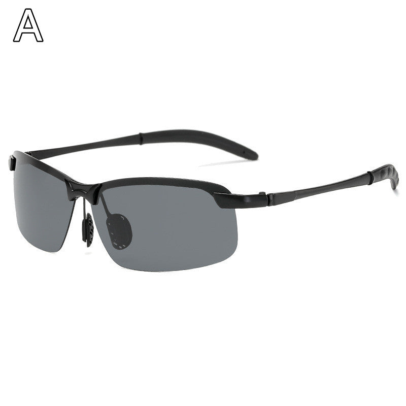 Photochromic Polarized Night Vision Sunglasses Men Gym From House A