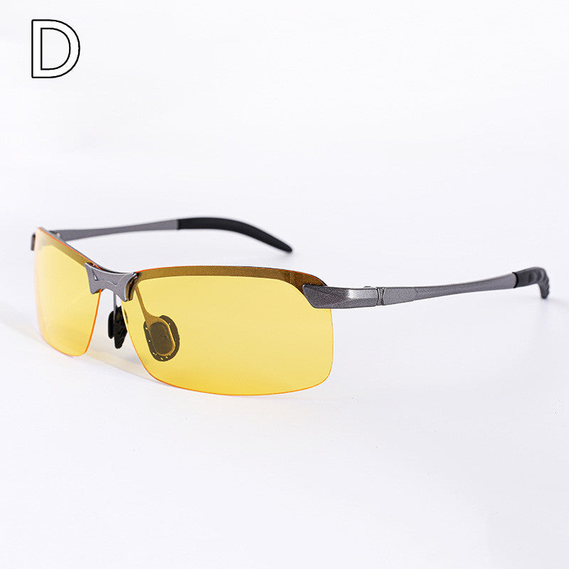 Photochromic Polarized Night Vision Sunglasses Men Gym From House D