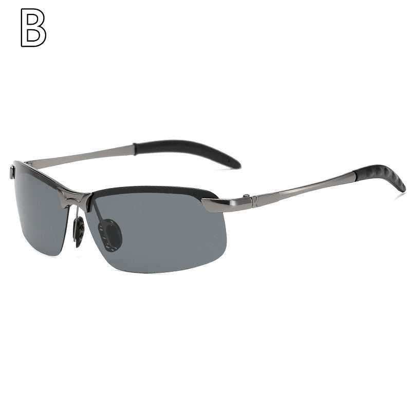 Photochromic Polarized Night Vision Sunglasses Men Gym From House B