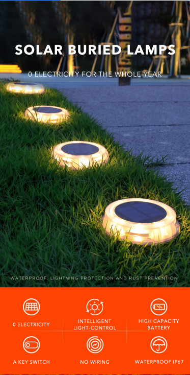 12Led Solar LED Light Outdoor Lawn Lamp Garden Light Garden dealsniper-net