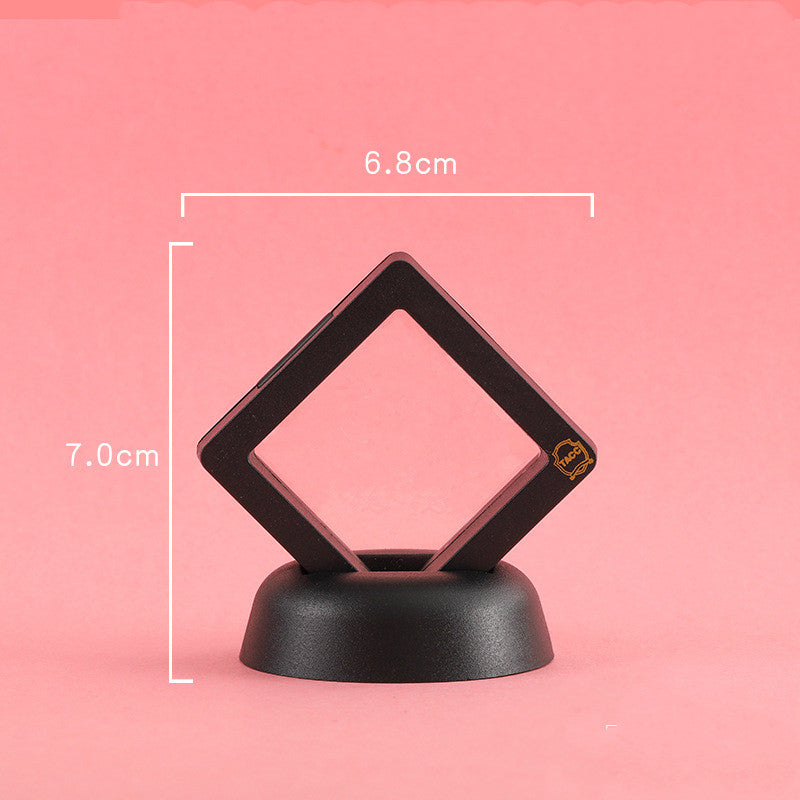 3D Jewelry Coin Display Stand Case Rack Collections Storage Box Home dealsniper-net Black Small 1PC