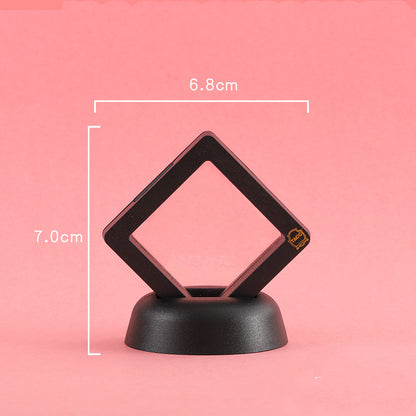 3D Jewelry Coin Display Stand Case Rack Collections Storage Box Home dealsniper-net Black Small 1PC