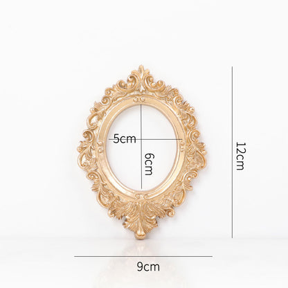 Golden Retro Photo Frame Art Jewelry Decoration Home Decoration Home dealsniper-net C