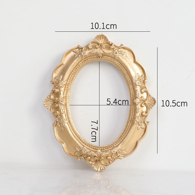 Golden Retro Photo Frame Art Jewelry Decoration Home Decoration Home dealsniper-net B