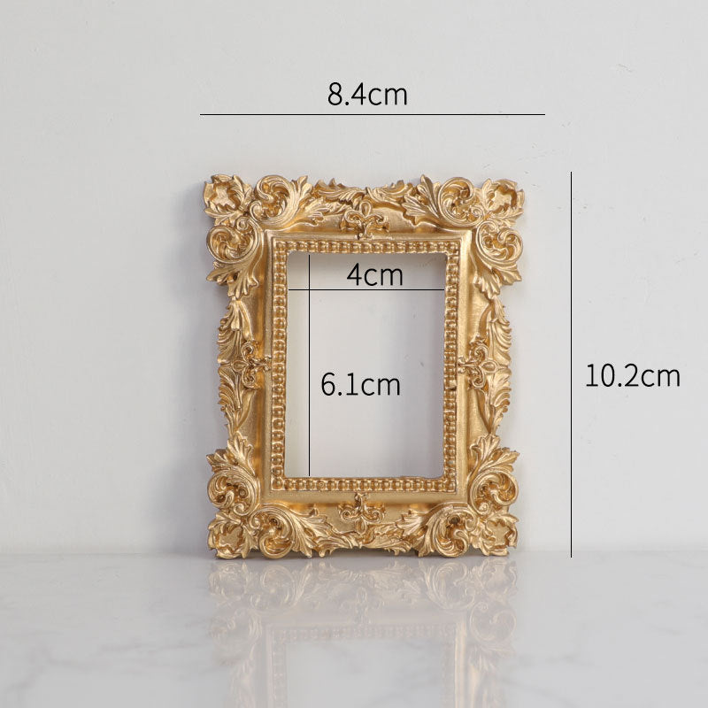 Golden Retro Photo Frame Art Jewelry Decoration Home Decoration Home dealsniper-net A