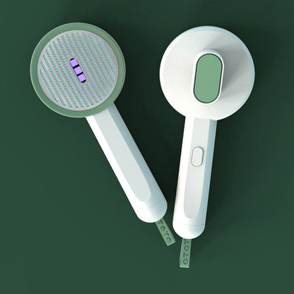 Hoopet 2-In-1 Durable Functional Pet Comb Detector Pets DealSniper.net White